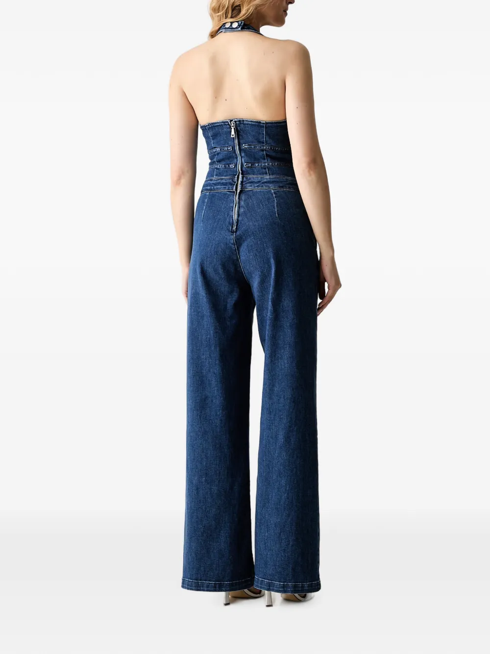 GUESS USA Jumpsuit met halternek Blauw