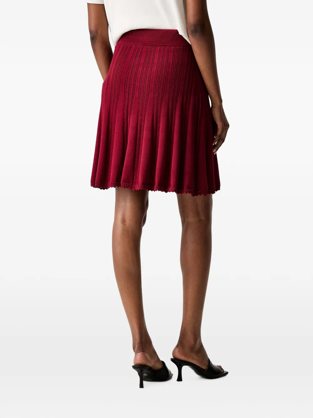 GUESS USA Mini-rok met knoopdetail Rood