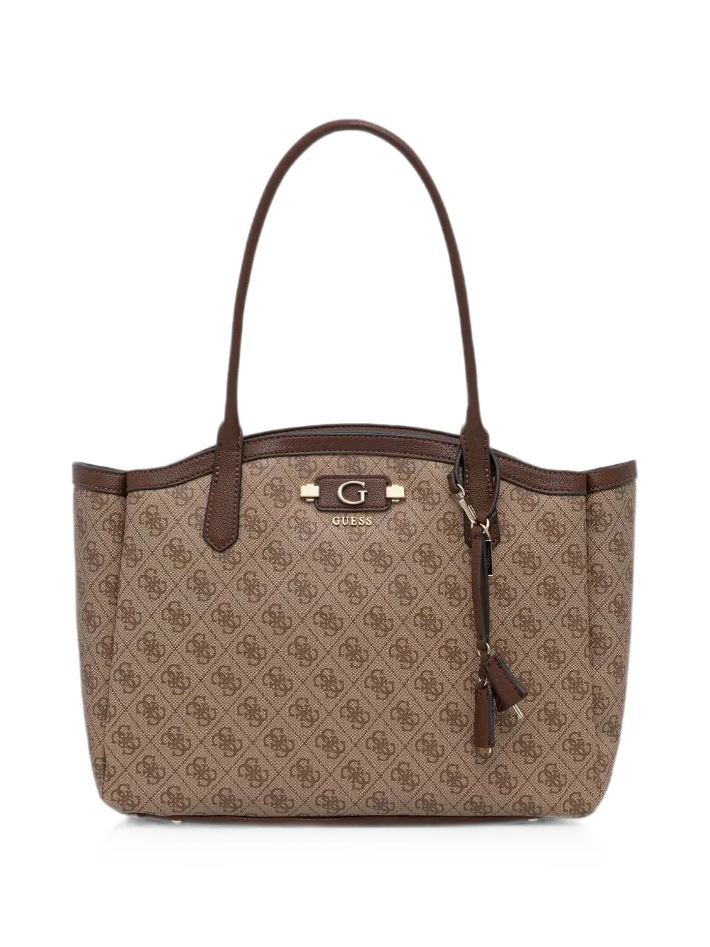 GUESS USA Tote Bag mit Logo-Schild - Nude