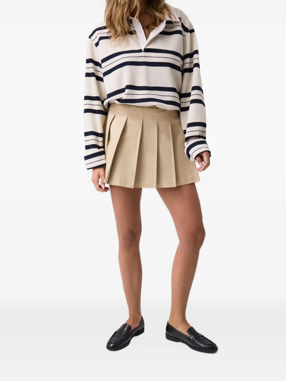 GUESS USA pleated mini skirt - Nude
