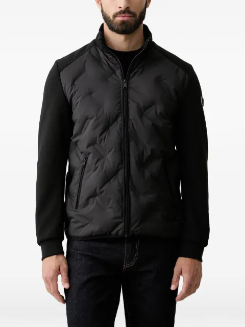 GUESS USA quilted logo-embossed padded jacket