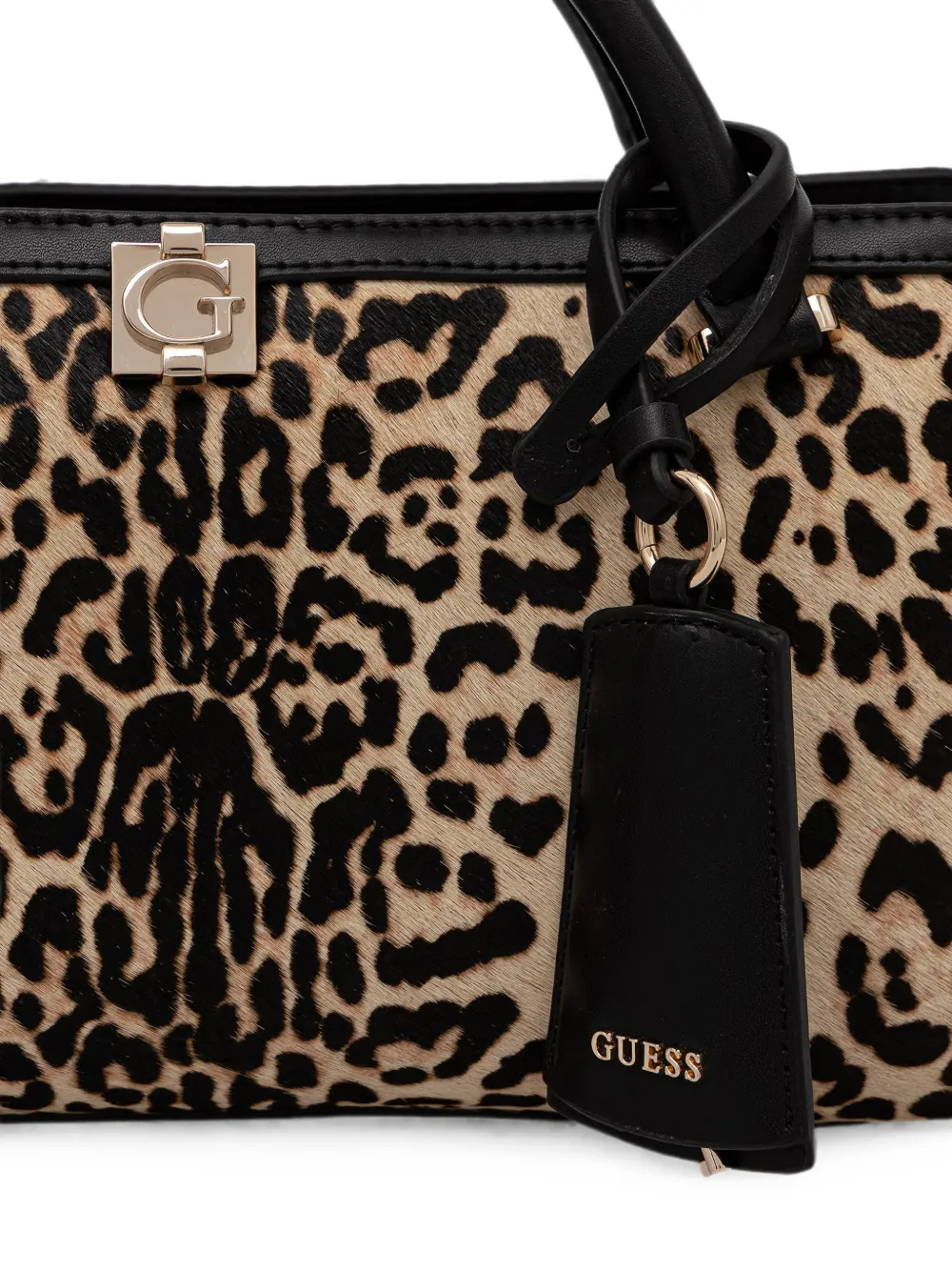 GUESS USA Audrey shopper met logoplakkaat Bruin