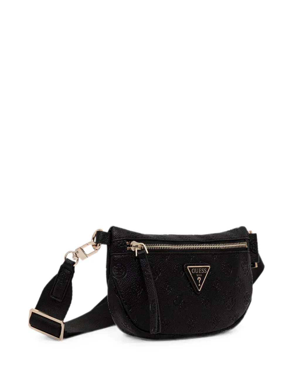 GUESS USA Devon heuptas met logo-reliëf Zwart