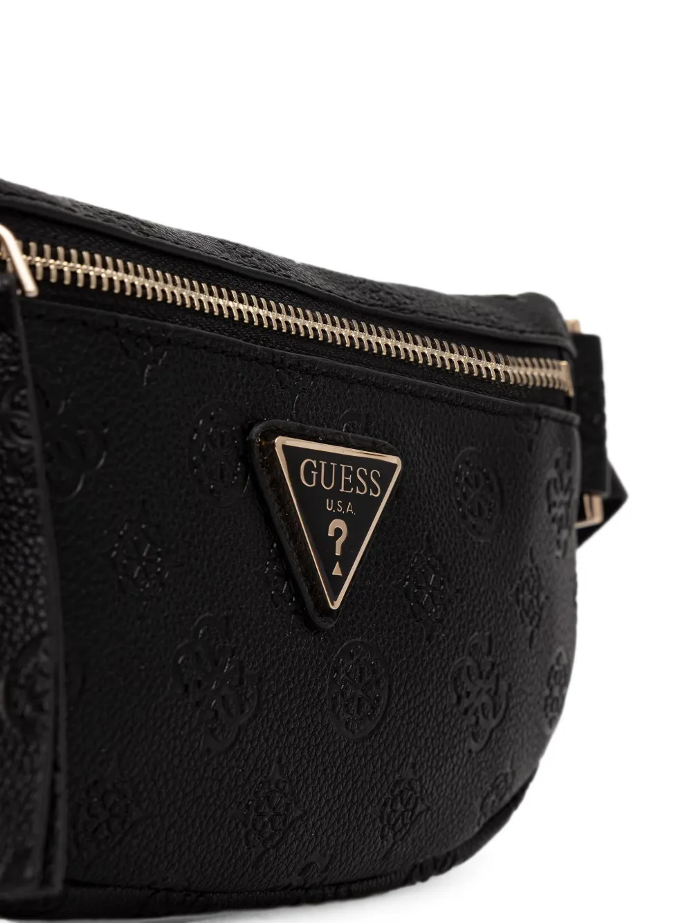 GUESS USA Devon heuptas met logo-reliëf Zwart