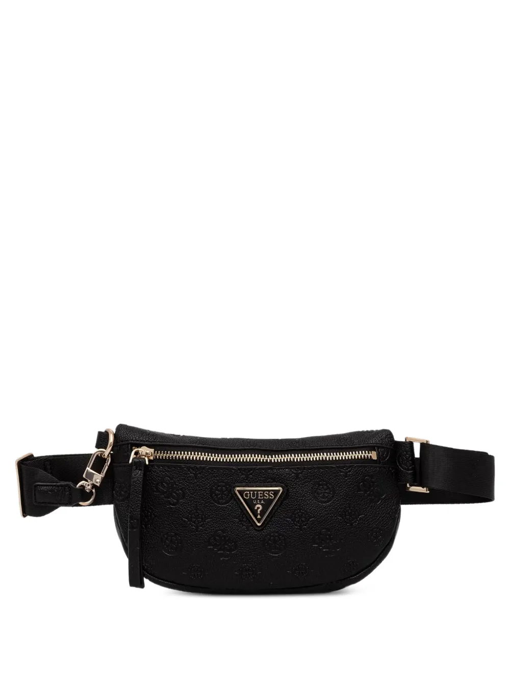 GUESS USA Devon logo-debossed belt bag - Schwarz