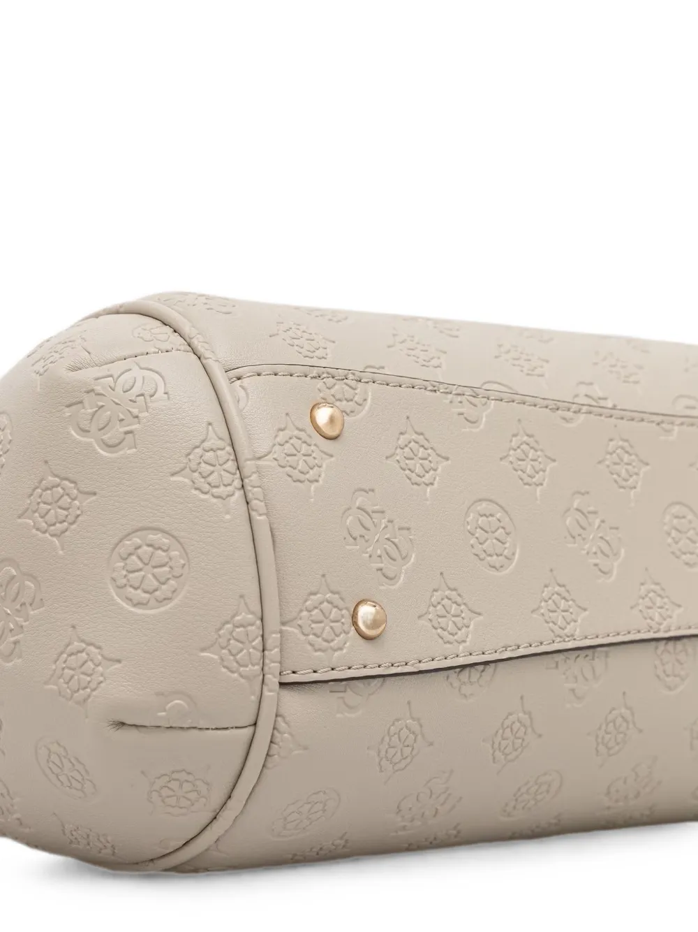 GUESS USA Schoudertas met hangslot-detail en logo-reliëf Beige