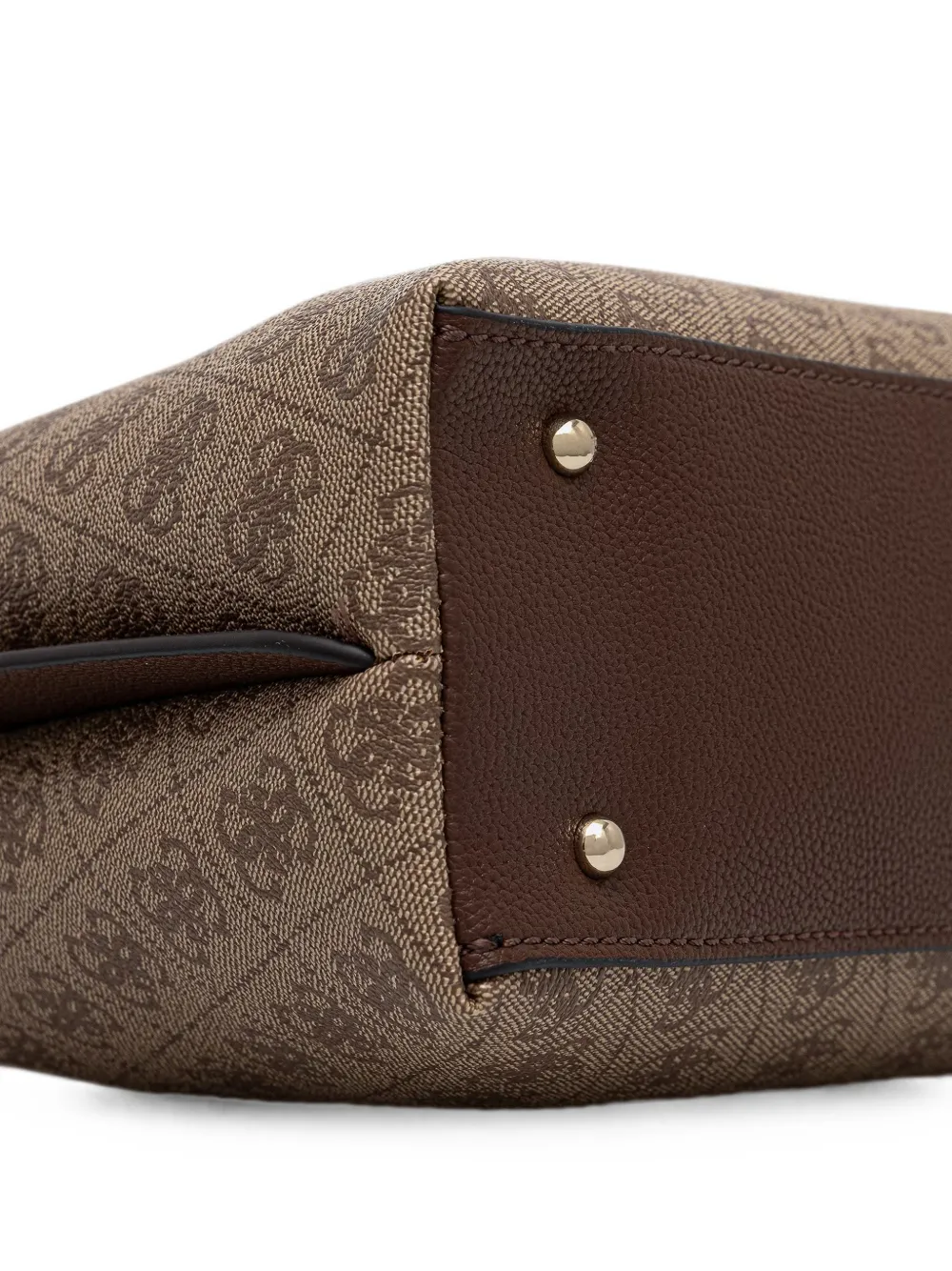 GUESS USA Lindsey schoudertas met monogramprint Bruin