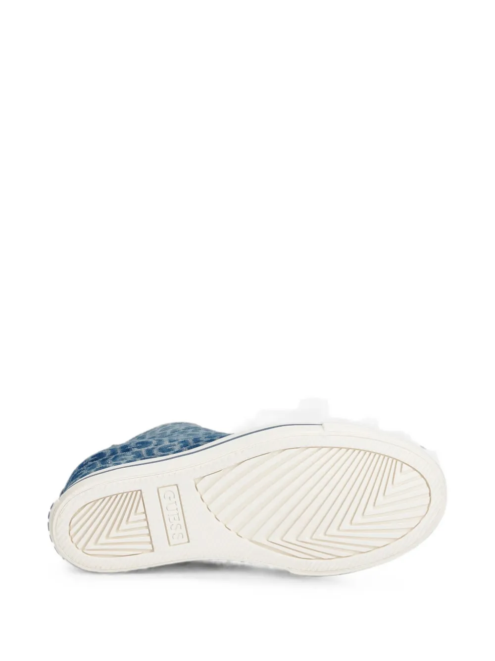 GUESS USA Sundae logo-print sneakers Blauw