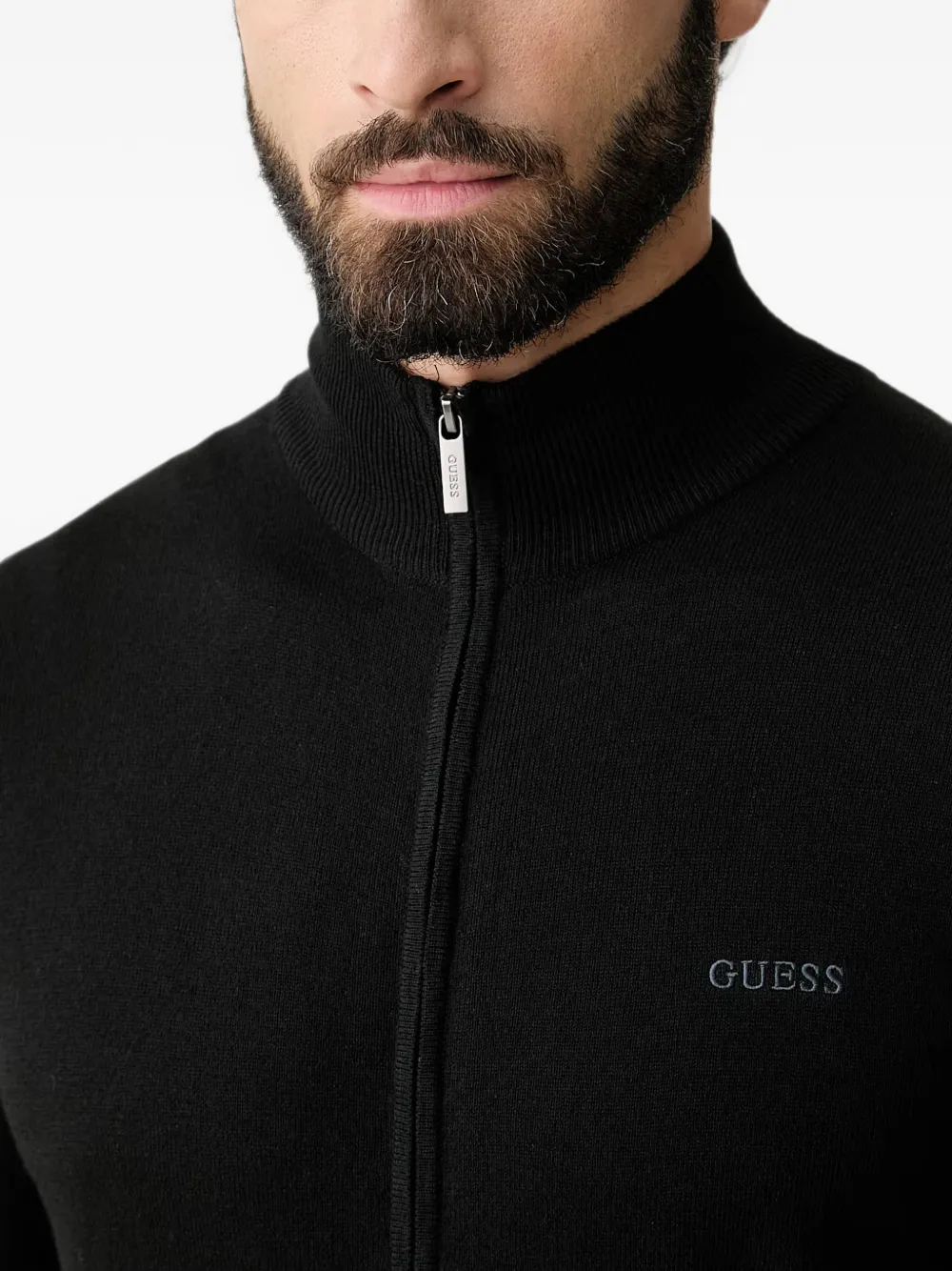 GUESS USA Vest met rits Zwart