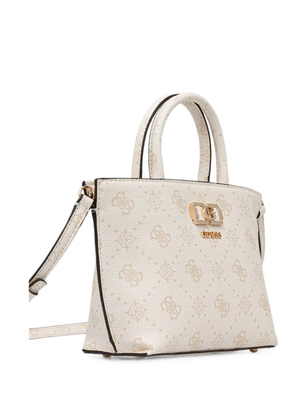 GUESS USA Emelie shopper met monogram-patroon en logo-print Beige