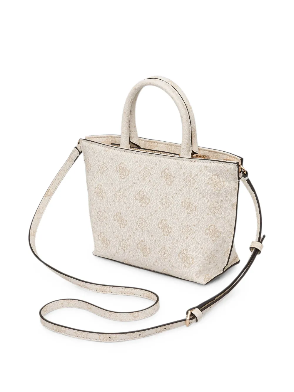 GUESS USA Emelie shopper met monogram-patroon en logo-print Beige