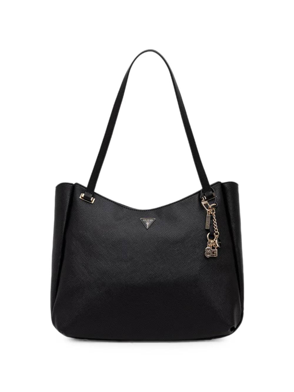 GUESS USA Gilda logo-plaque charm-detail tote bag - Schwarz