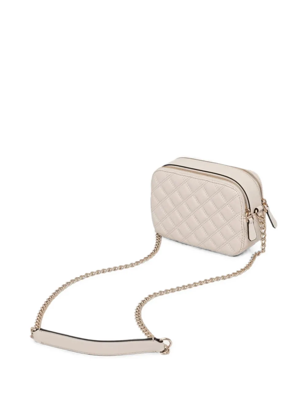 GUESS USA Gewatteerde schoudertas Beige