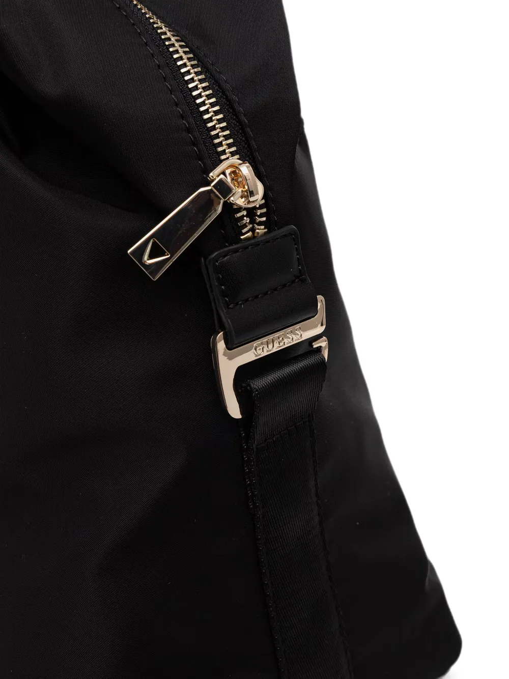 GUESS USA Shopper met logoplakkaat Zwart