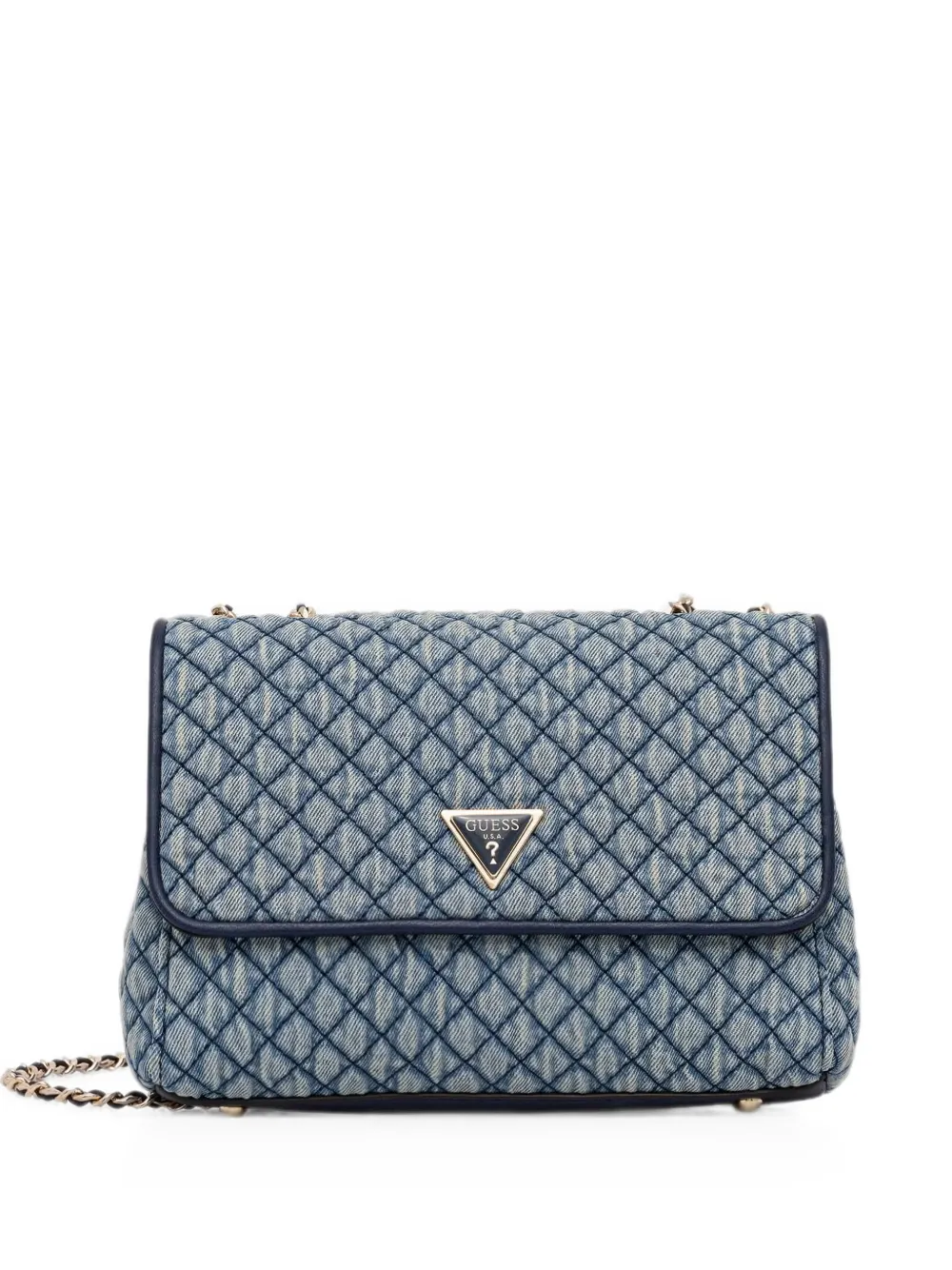 GUESS USA Giully quilted crossbody bag - Blau