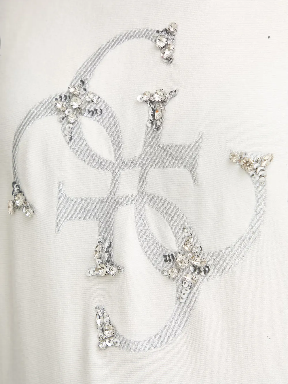 GUESS USA T-shirt met logoprint Wit