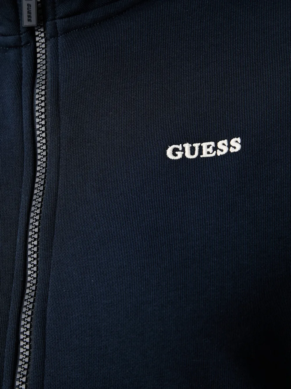 GUESS USA Jack met geborduurd logo en rits Blauw