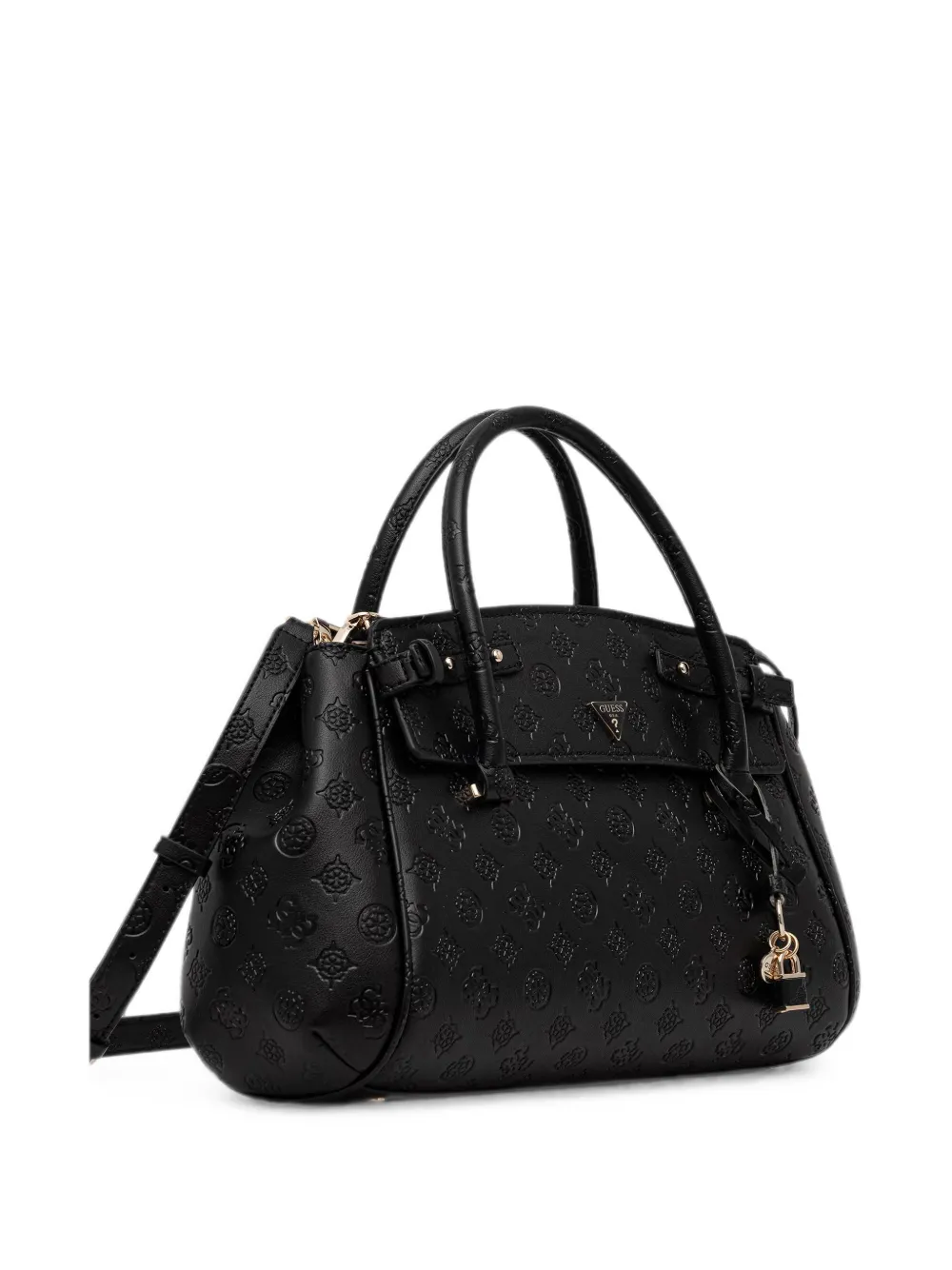 GUESS USA Shopper met logo-reliëf Zwart