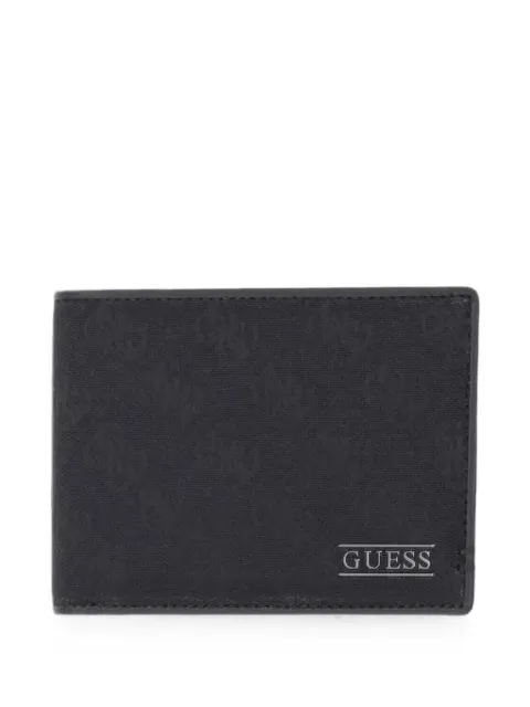 GUESS USA monogram-pattern bifold wallet