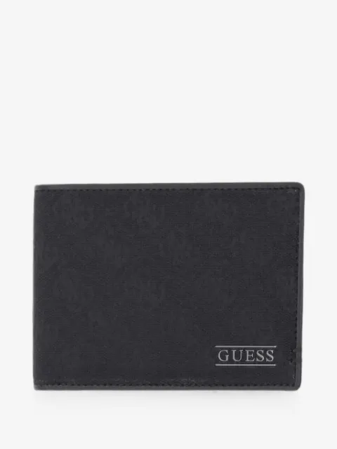 GUESS USA monogram-pattern bifold wallet