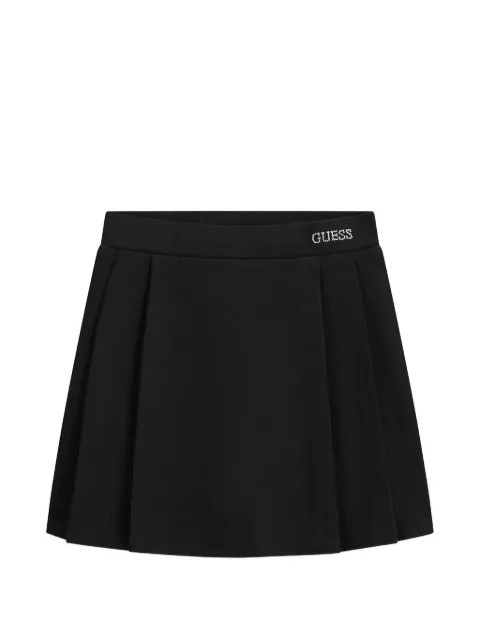 guess kids minifalda Milano con logo y pliegues