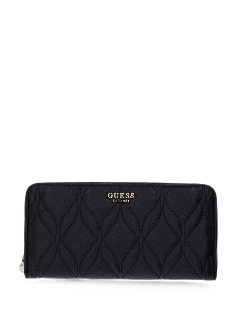 GUESS USA quilted logo-detail wallet - Nero