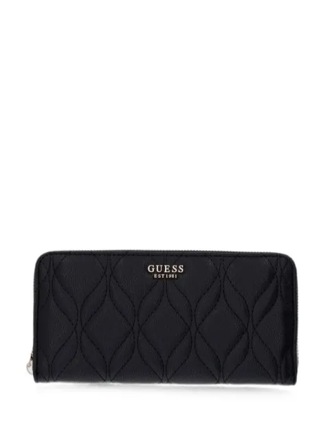 GUESS USA quilted logo-detail wallet
