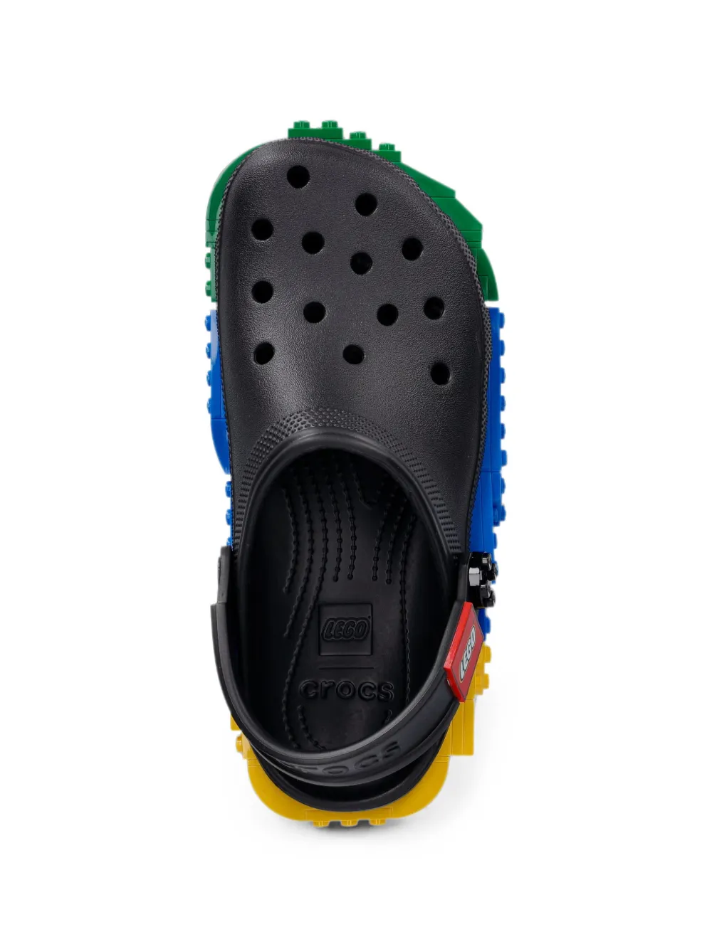 Crocs x Lego Creativity perforated mules Zwart