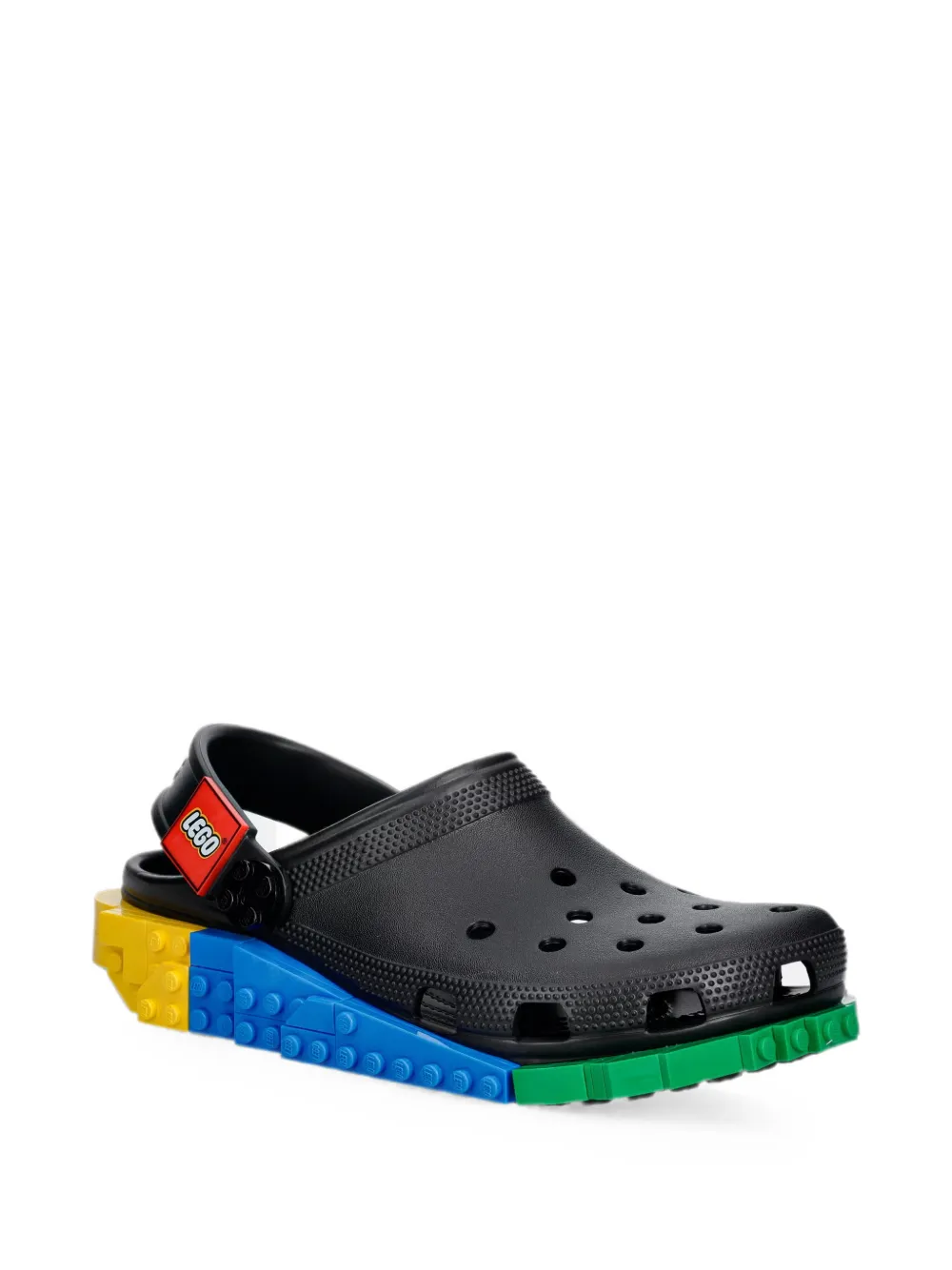 Crocs x Lego Creativity perforated mules Zwart