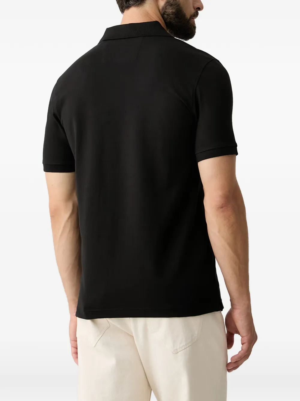 GUESS USA Poloshirt met logopatch Zwart