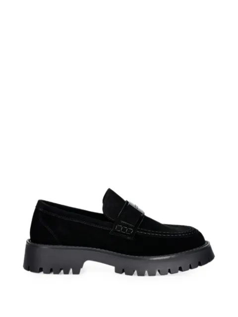 GUESS USA logo-plaque chunky-sole loafers