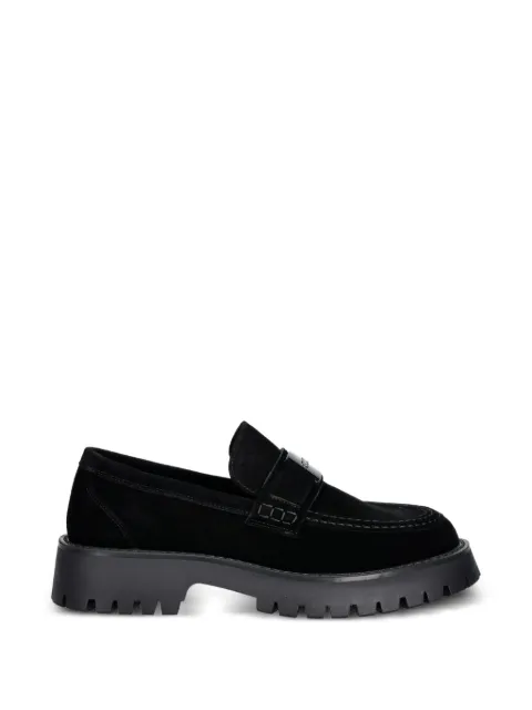 GUESS USA logo-plaque chunky-sole loafers