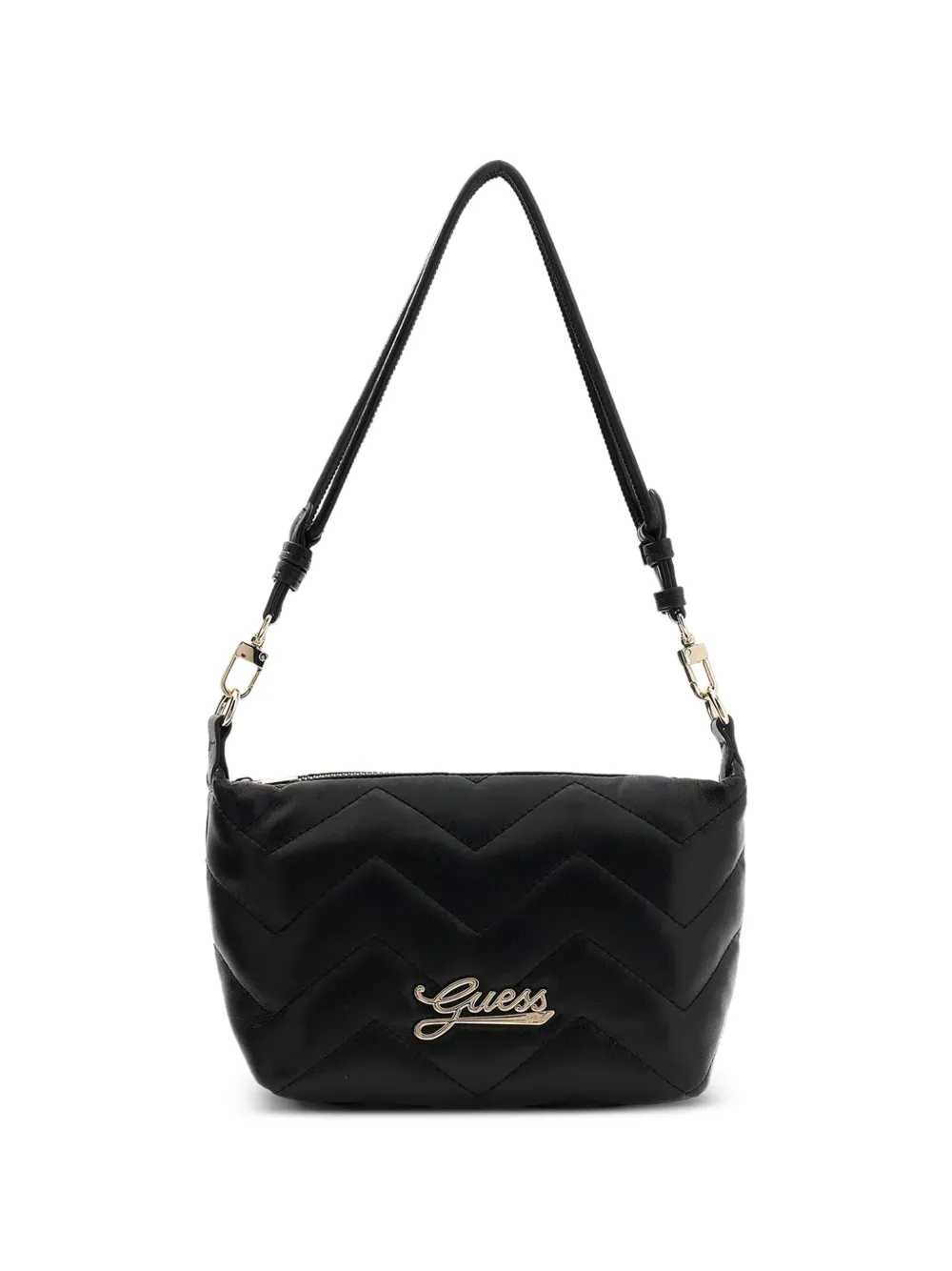 guess kids chevron-quilted shoulder bag - Nero