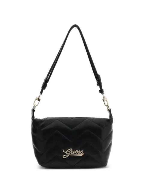 guess kids chevron-quilted shoulder bag