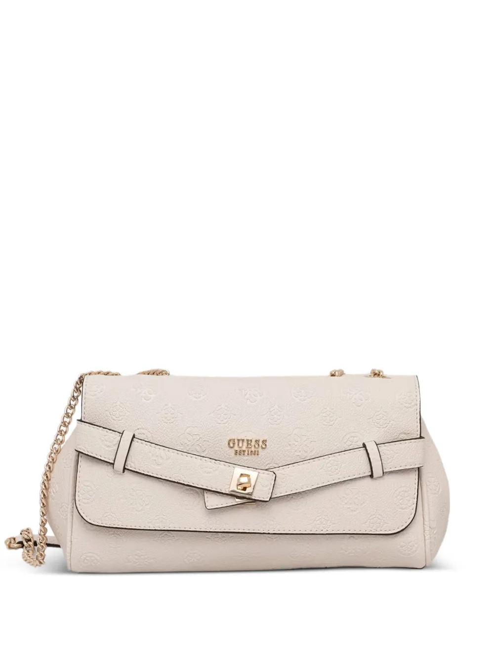 GUESS USA Ella twist-lock crossbody bag - Nude