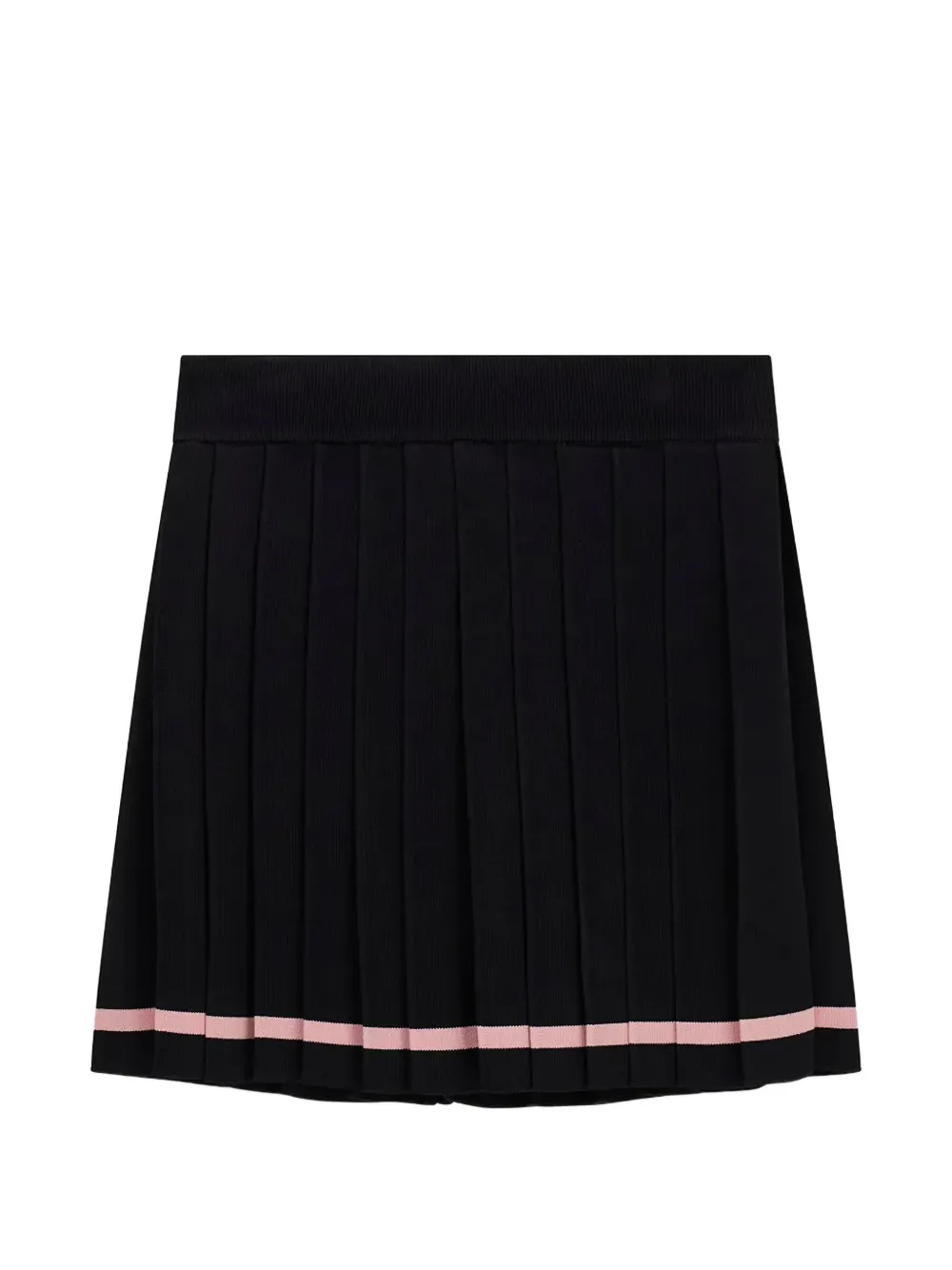 guess kids mini pleated striped skirt - Nero