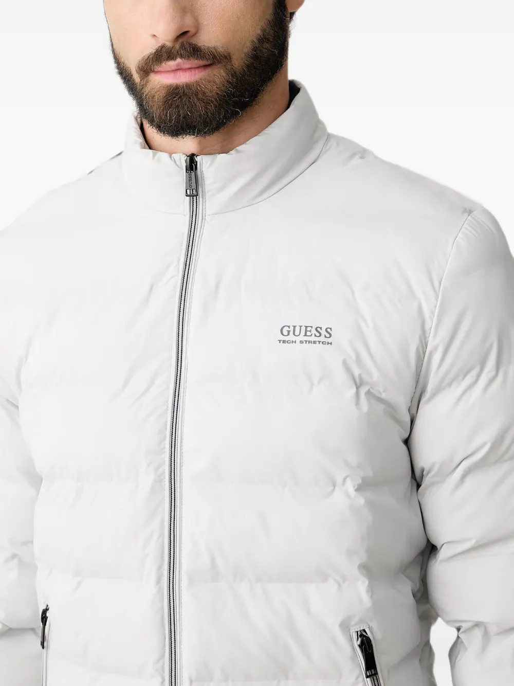 GUESS USA Gewatteerd jack Grijs