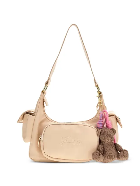 guess kids beige shoulder bag