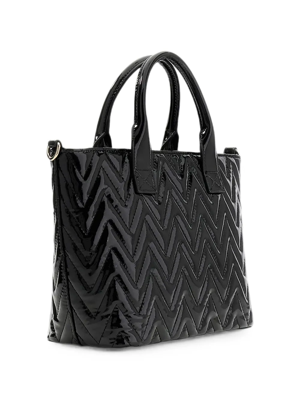 guess kids Shopper met hart-bedel Zwart