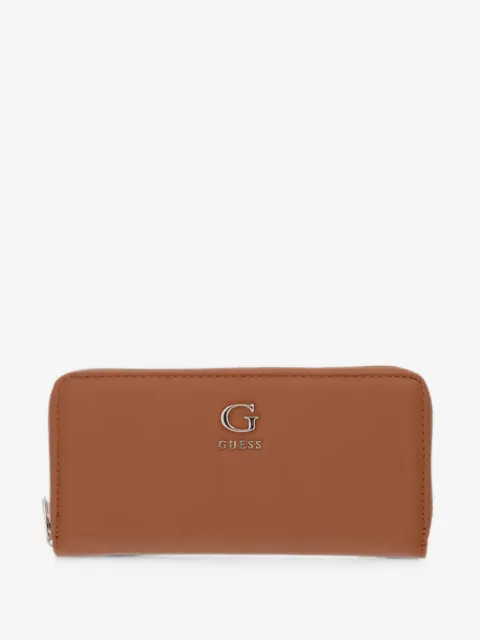GUESS USA Coleen logo-plaque zip-around wallet