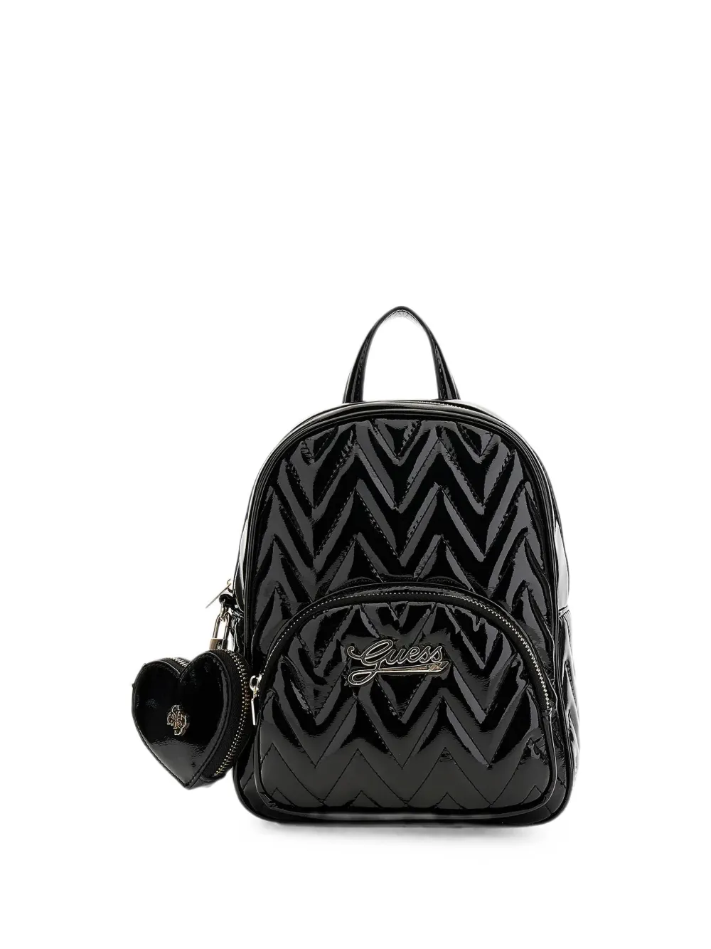 guess kids heart-charm backpack - Nero