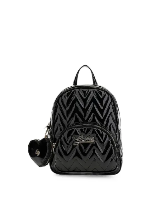 guess kids heart-charm backpack
