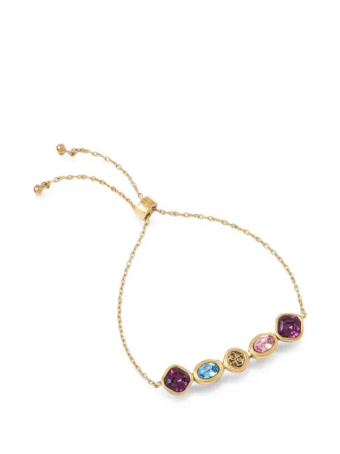 GUESS USA crystal-embellished 4G logo bracelet