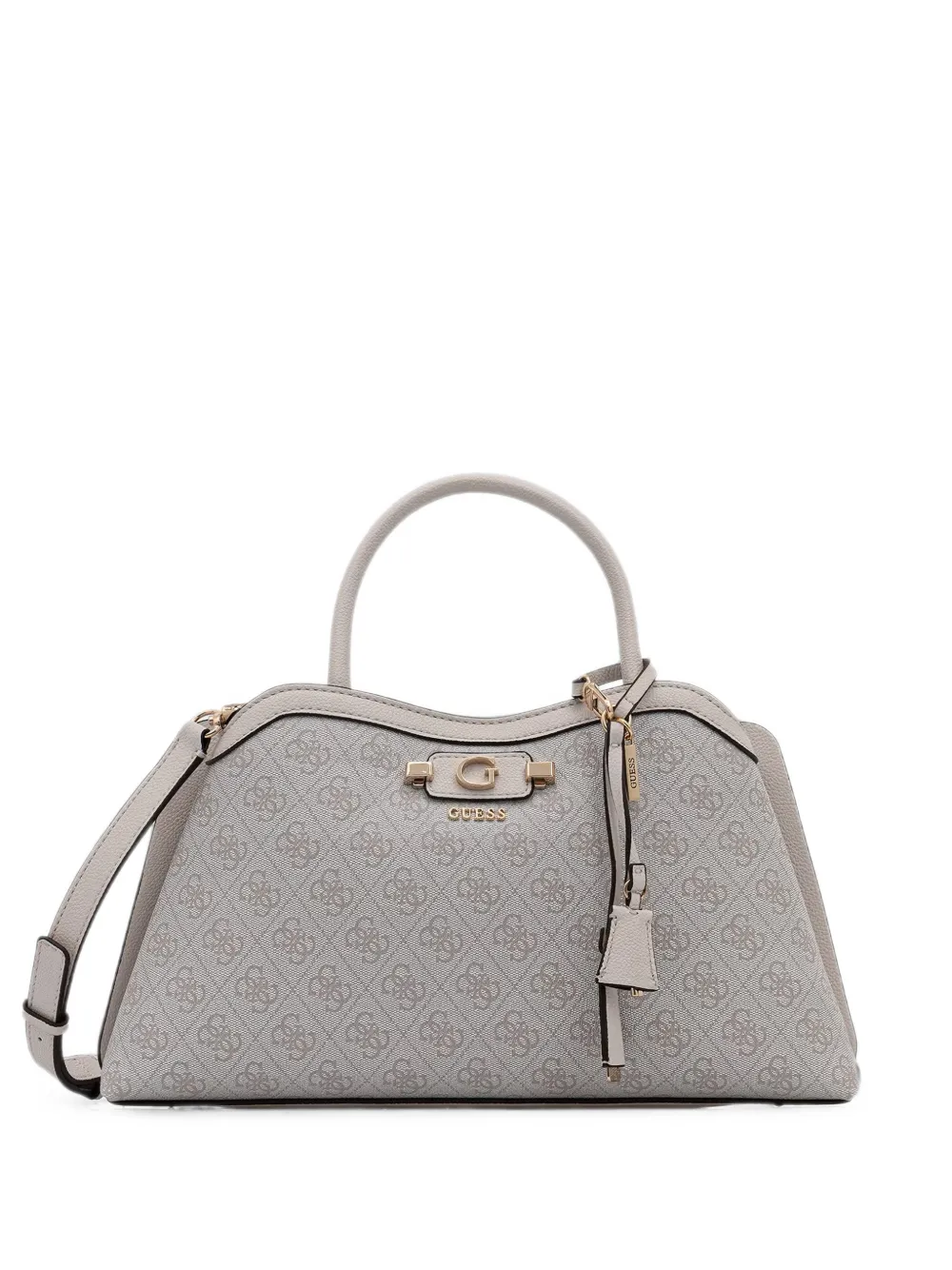 GUESS USA Lindsey logo-plaque tote bag - Grau