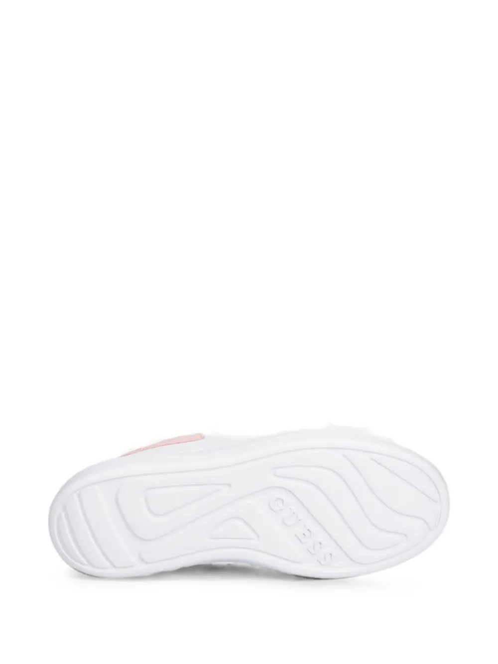 GUESS USA logo-embossed quilted sneakers Wit