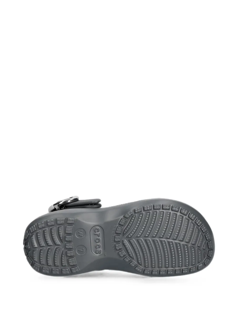Crocs Platform Dipped Buckle platform mules Grijs