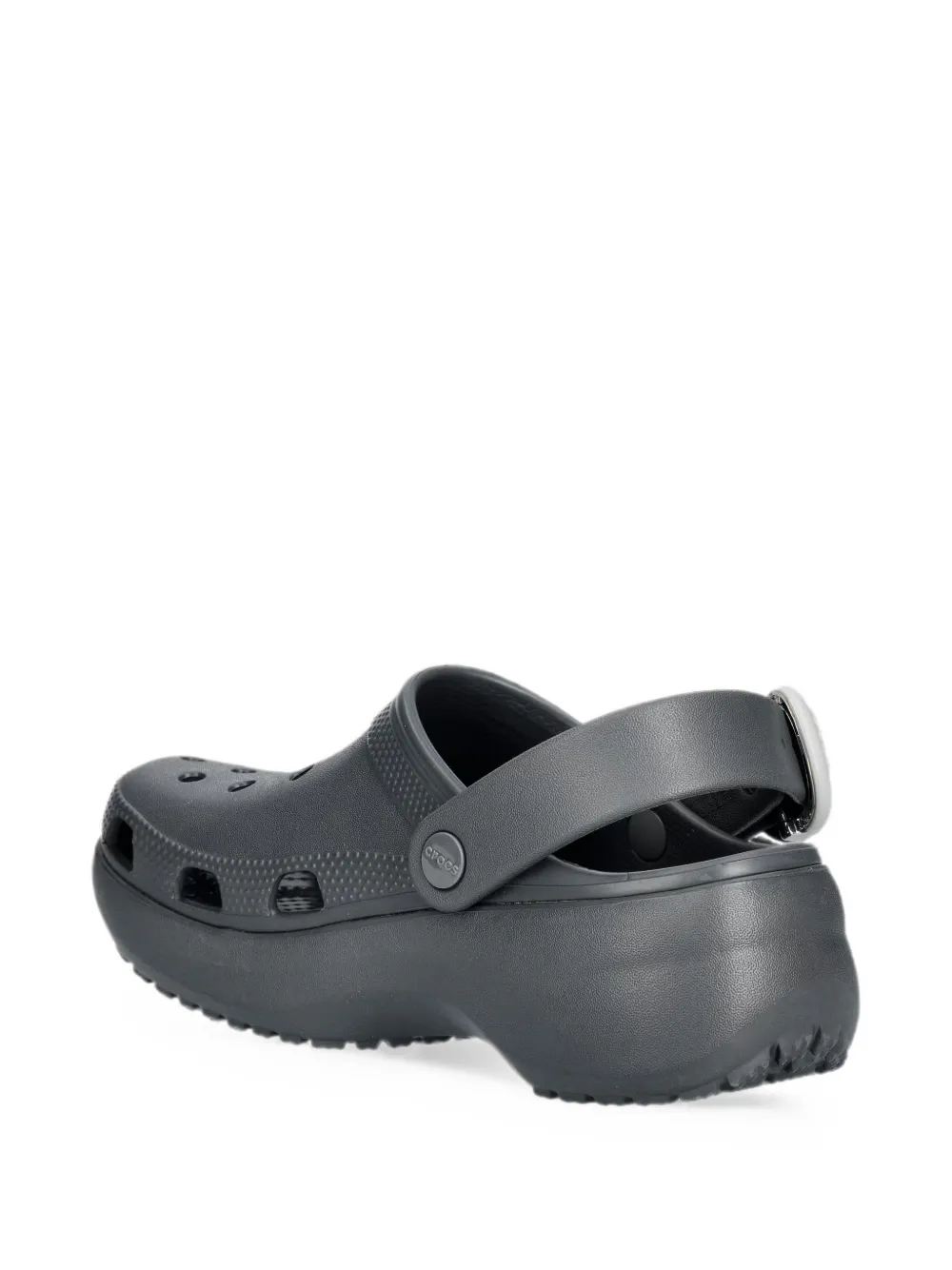 Crocs Platform Dipped Buckle platform mules Grijs