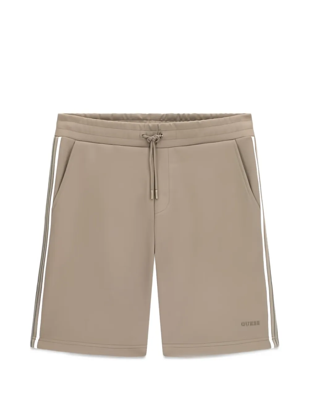GUESS USA side-stripe drawstring track shorts - Nude