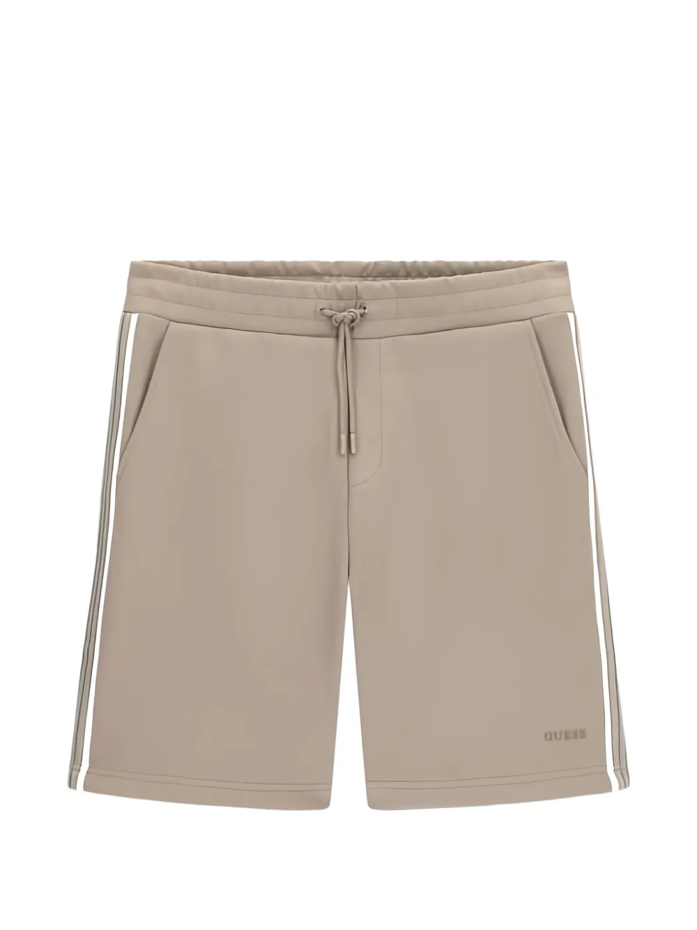 GUESS USA side-stripe drawstring track shorts - Toni neutri