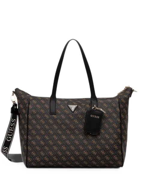 GUESS USA large Latona monogram-pattern tote bag